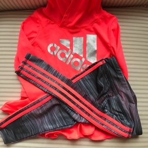Adidas Hoodie 2-Piece Set Sz 18 months